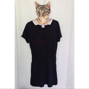 H&M Basics Dark Purple Knee Length Dress